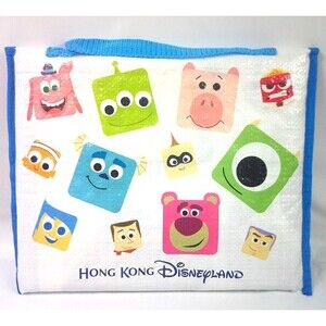 Hong Kong Disneyland Magic Access Folding Vinyl Picnic Mat in Bag 34x44 Pixar